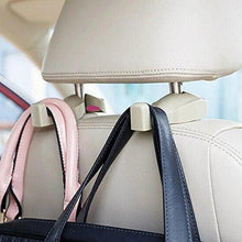 Load image into Gallery viewer, Universal Car Vehicle Back Seat Headrest Hanger Holder Hook for Bag Purse Cloth Grocery (Set of 2)