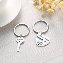 Load image into Gallery viewer, Forever Together Couples Keychain