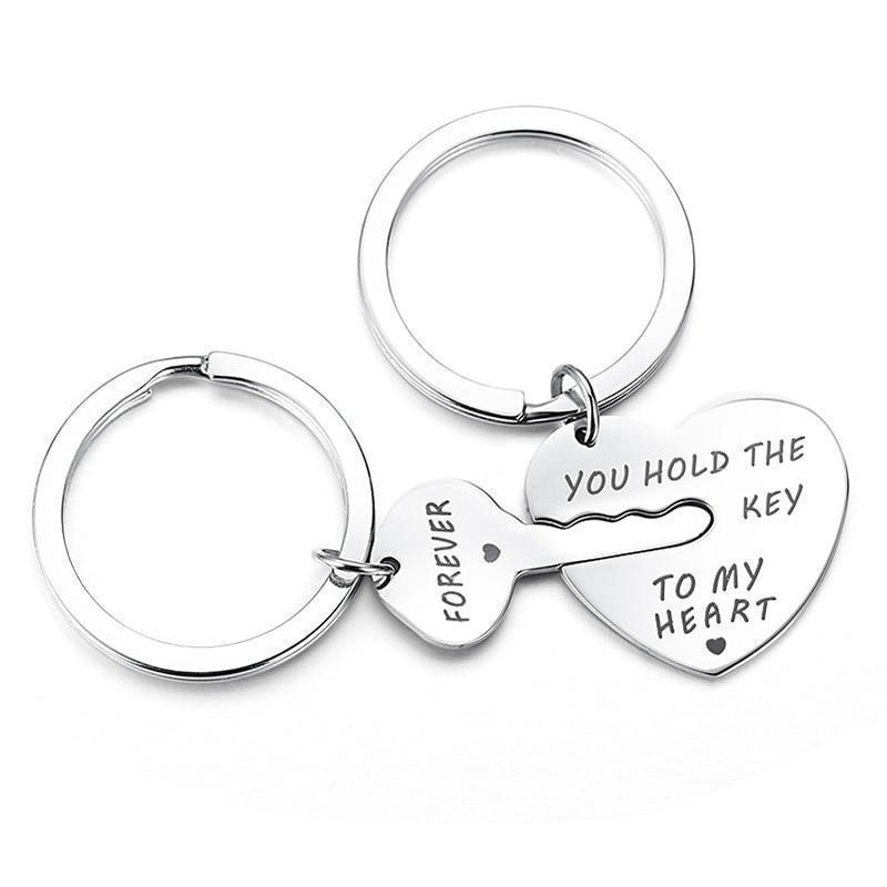 Forever Together Couples Keychain