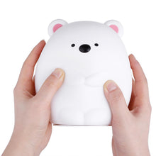 Load image into Gallery viewer, Silicone Squishy Bear Lamp