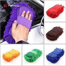 Load image into Gallery viewer, Microfiber Sponge Car Wash Glove